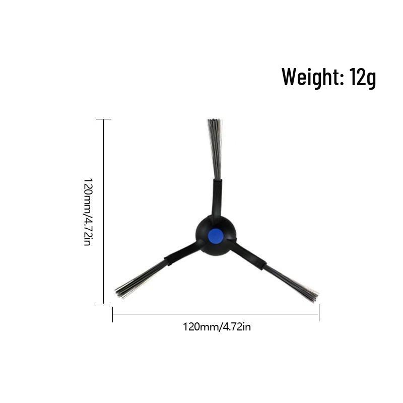 Compatible with Ecovacs N30 Pro/Omni: Main Brush, Edge Brush, Dust Bag, Mop, and Filter Accessories.