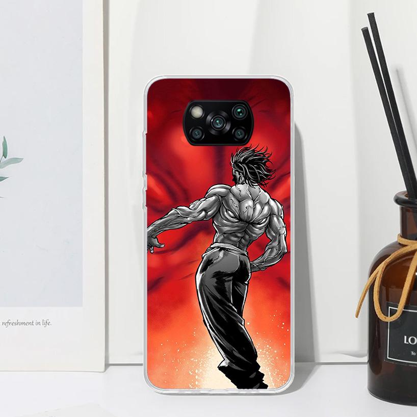 Baki the Grappler Original Anime Phone Case For Xiaomi Poco X7 X6 X5 M7 M8 Pro F7 Ultra Redmi 15C 15 13C 13 12C 12 10 10C 10A Ar