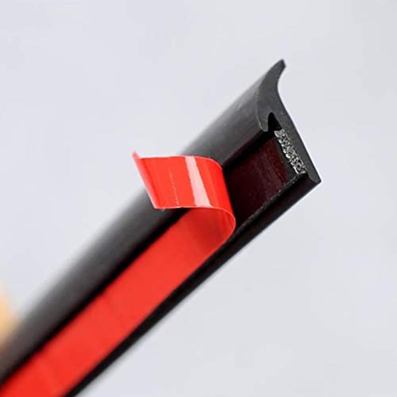 Universal Self Adhesive Auto Rubber Weather Draft Seal Strip Windshield Sealing Strip Soundproof
