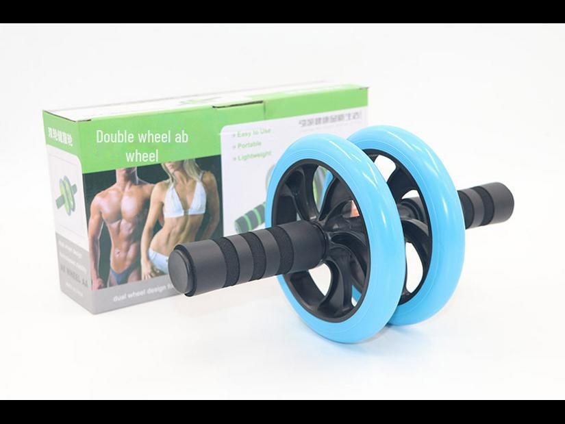 16.5cm Glossy Dual-Wheel Abdominal Muscle Roller