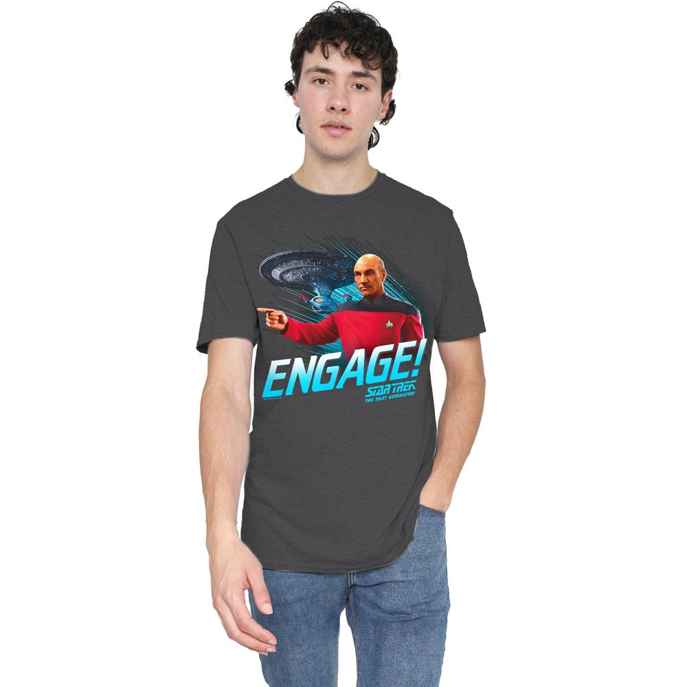 Star Trek Unisex Adult Engage T-Shirt