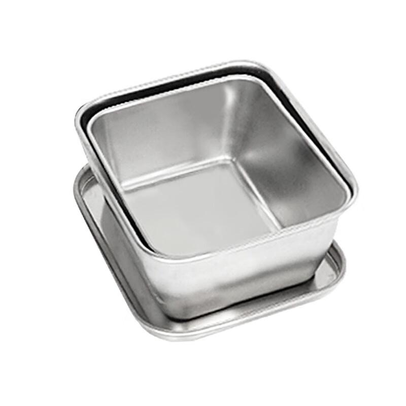 Scatola porta condimenti Ming Chuxing in acciaio inossidabile stile giapponese con coperchio