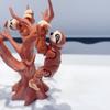 Model Leneș Drăguț și Prostesc Imprimat 3D Ornament din Plastic Decorațiune pentru Birou Ornament Sculptură Cadou de Sărbători