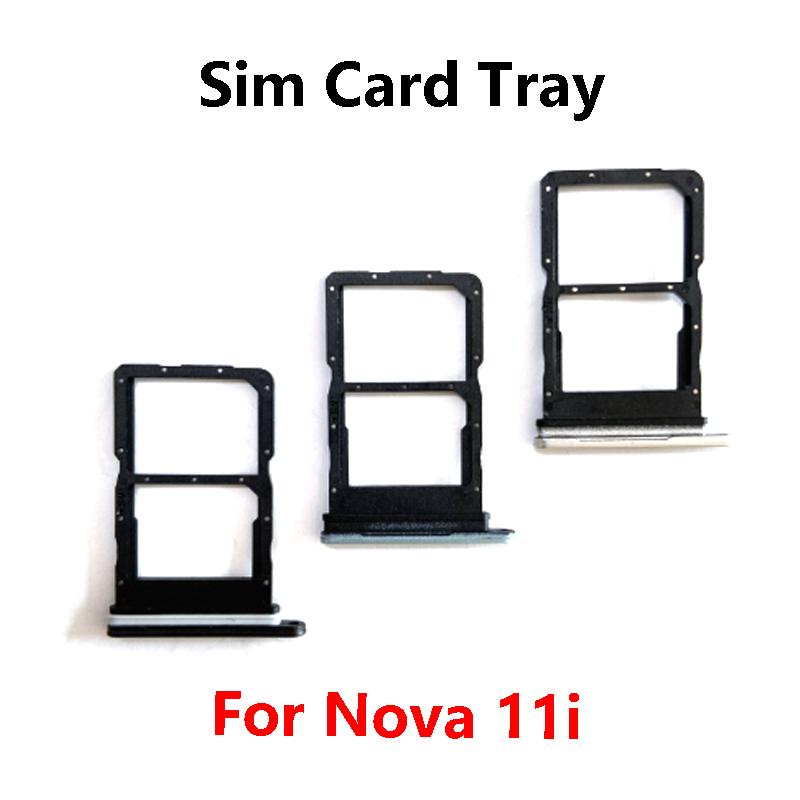 SIM Card Tray For Huawei Nova 11i SIM Slot Holder Socket Adapter Replacement Nova 11i black