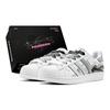 Zapatillas Originales Superstar 2 de caña baja para Skateboard Unisex Gris Blanco IH8659(EquipoS1-S-CAJA)