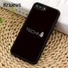 Krajews Love Techno Music Quotes Phone Case Cover For iPhone 17 Air 16 15 14 plus 12 13 pro max coque Fundas
