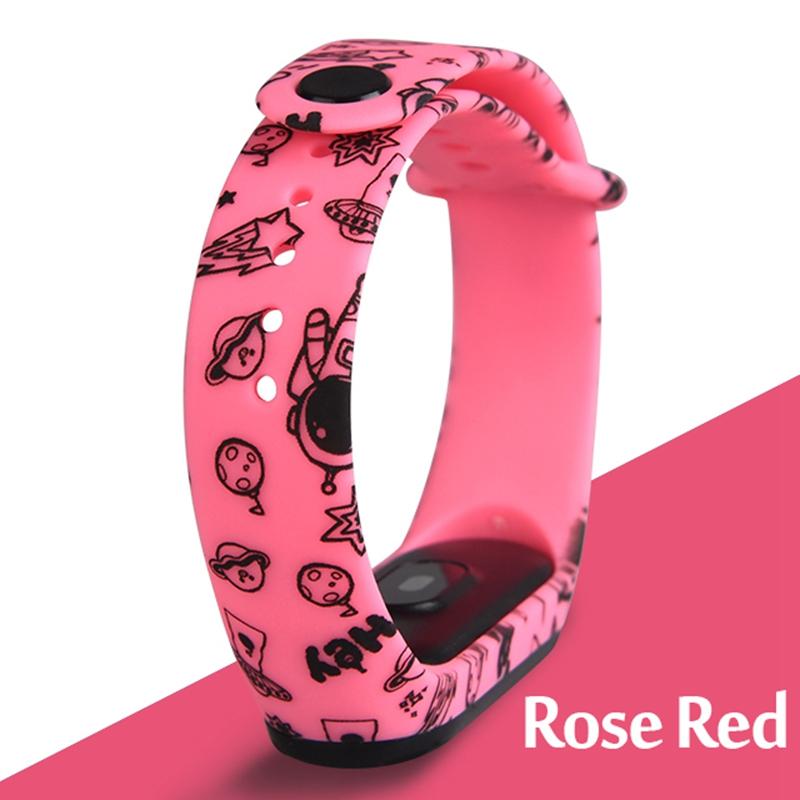 Silikonarmband für Xiaomi Mi Band 7 5 4 3 6 Zubehör Ersatzarmband