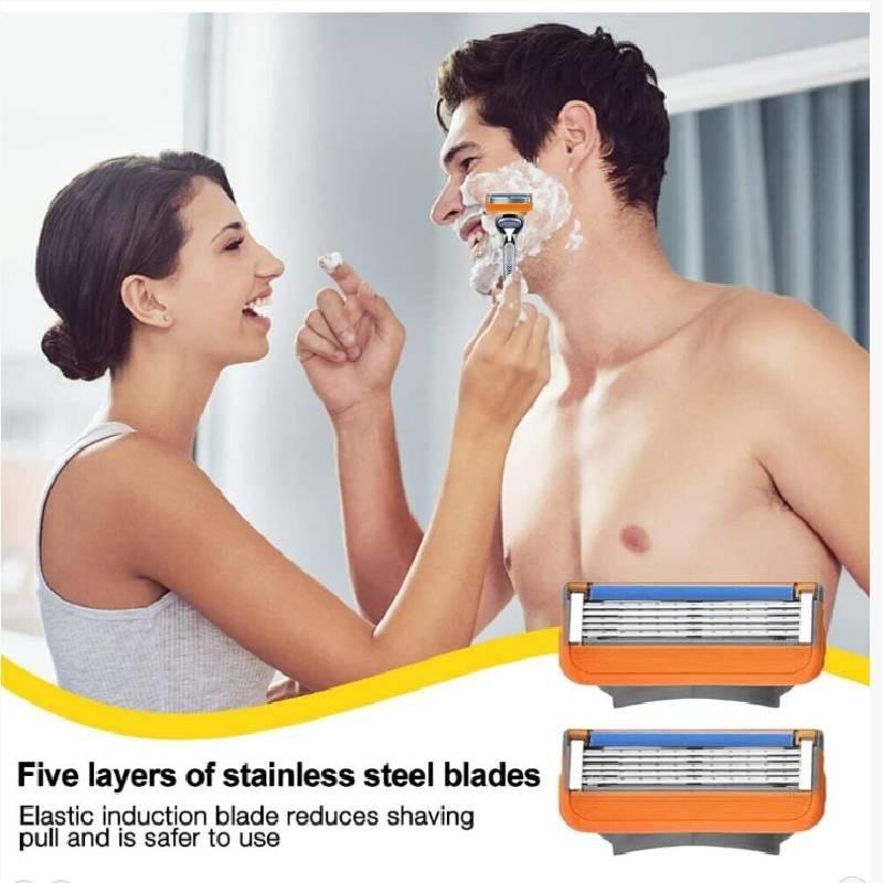 Manual Fivelayer Shaver Replacement Head Universal 5layer Mens Razor Handle