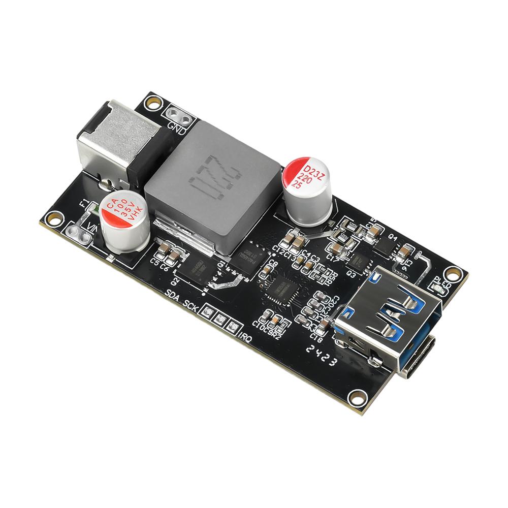 

DC 6-30V 140W High-power Fast Charging Module Supporting Multi-protocol Desktop Intelligent Charger Battery Protection Board