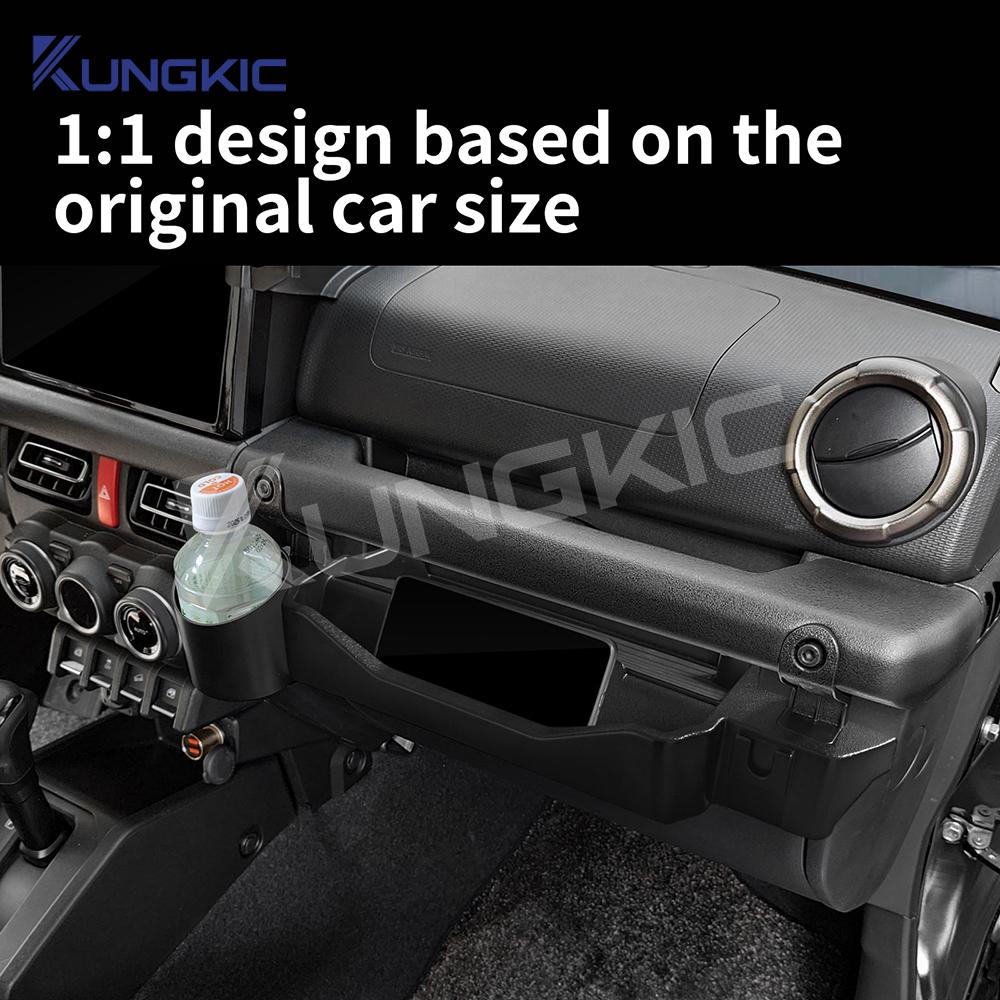 For Suzuki Jimny JB64 JB74 2018-2025 3-Door 5-Door Passenger Side Center Console Organizer Storage Box