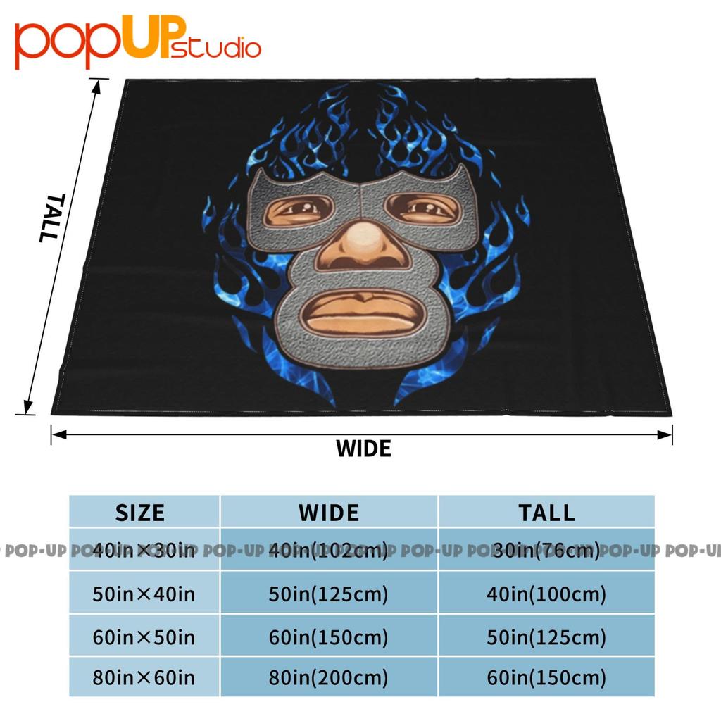Blue Demon Mexican Luchador Ultra-Soft Blanket Quilt Winter Sofa Cover Bed Covers