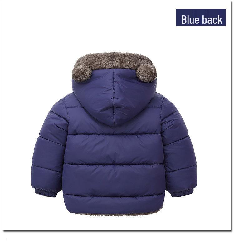 New Lambswool Cotton-Padded Jacket for Boys and Girls - Warm and Thickened Outerwear for Children