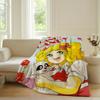 Lovely C-Candy Candy Girl Blanket Warm Soft Suitable For Bedroom Sofa Bed Living Room Office Travel Camping Gifts