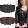 Solid Color Waist Belt Corset Elastic Belts For Women Fashion Wide Belts  for Dress Coat