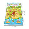 Tappetino da Gioco per Bambini 180x120x0,3 cm Tappeto per Gattonare per Bambini Giochi per Bambino Attività di Gioco Palestra Tappeto Impermeabile Esterno Interno Pavimento Morbido