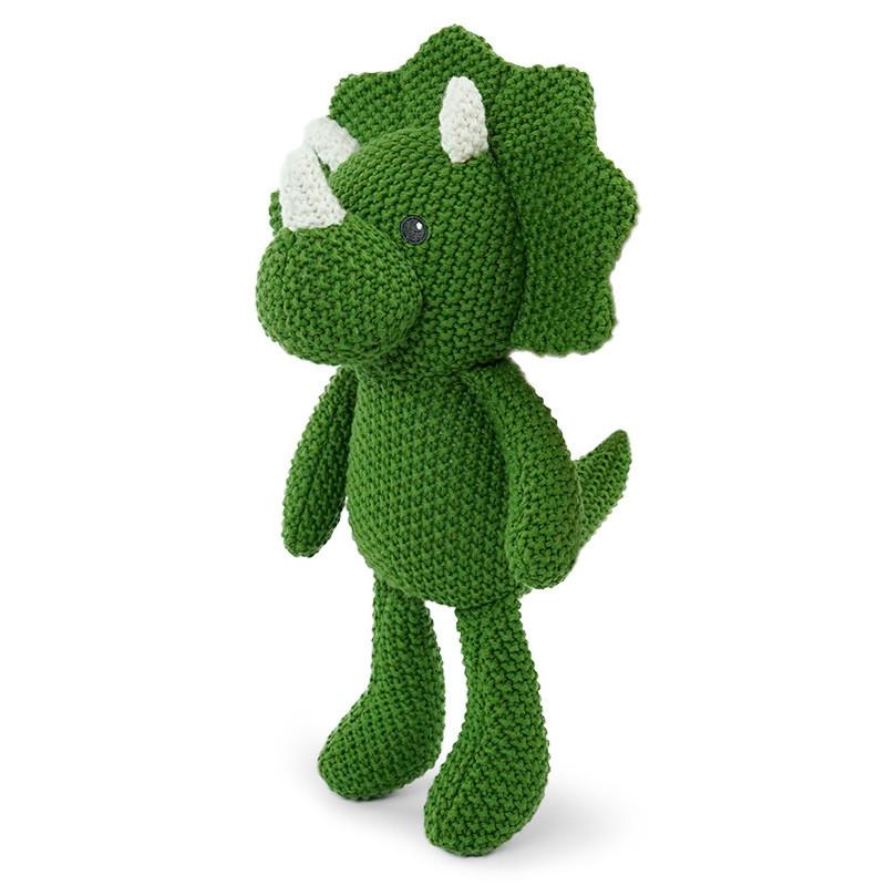 Brinquedo de Pelúcia Elefante de Tricô Para Bebê Conforto Presente Para Crianças