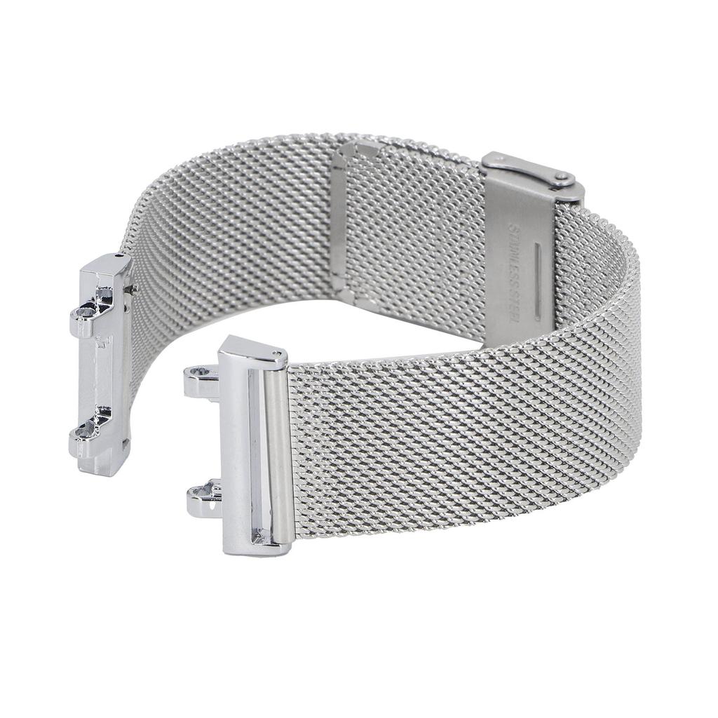 Mesh Watch Band Professional Stylish Simple Polished Adjustable Metal Watch Strap with Buckle for