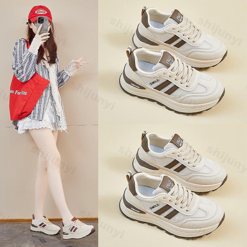 Women Casual Sneakers 2026 Autumn Comfortable Non Slip Outdoor Running Shoes Fashion Thick Sole Leisure Breathable Walking Shoes