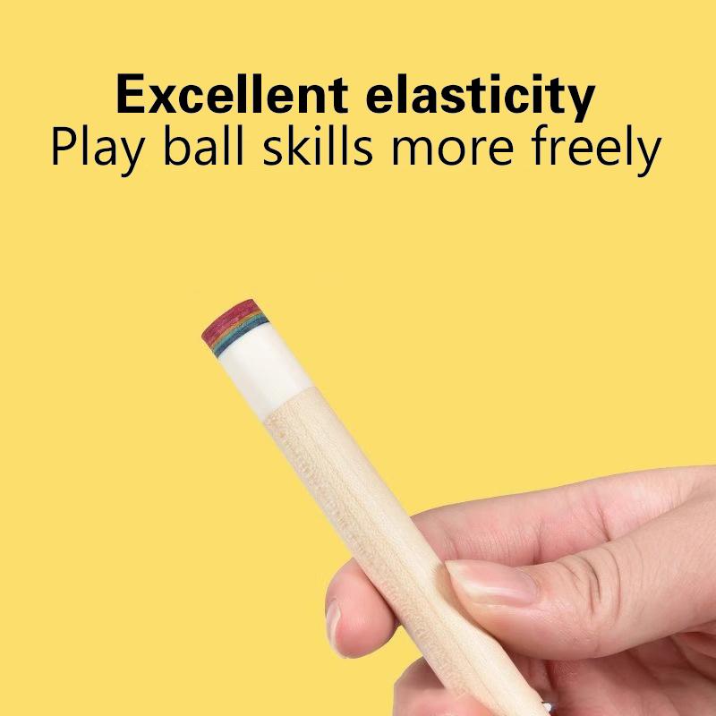 

6-слойная радужная наклейка для бильярдного кия, радужные сменные головки для кия, принадлежности для бильярдных игр для энтузиаста, начинающего