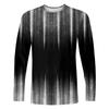 Men's T Shirt O-Neck Clothing Apparel Outdoor Long Sleeve Print Fashion Designer Vintage