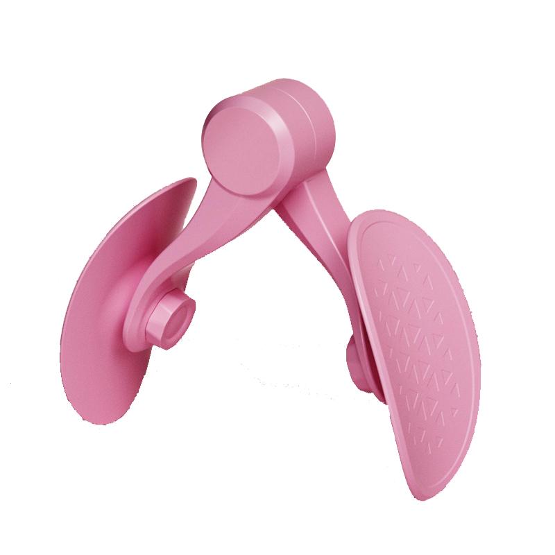 

1 шт. Тренажер для мышц тазового дна, многофункциональный тренажер для бедер, для восстановления после родов, коррекции фигуры, тренировки ног и ягодиц розовый