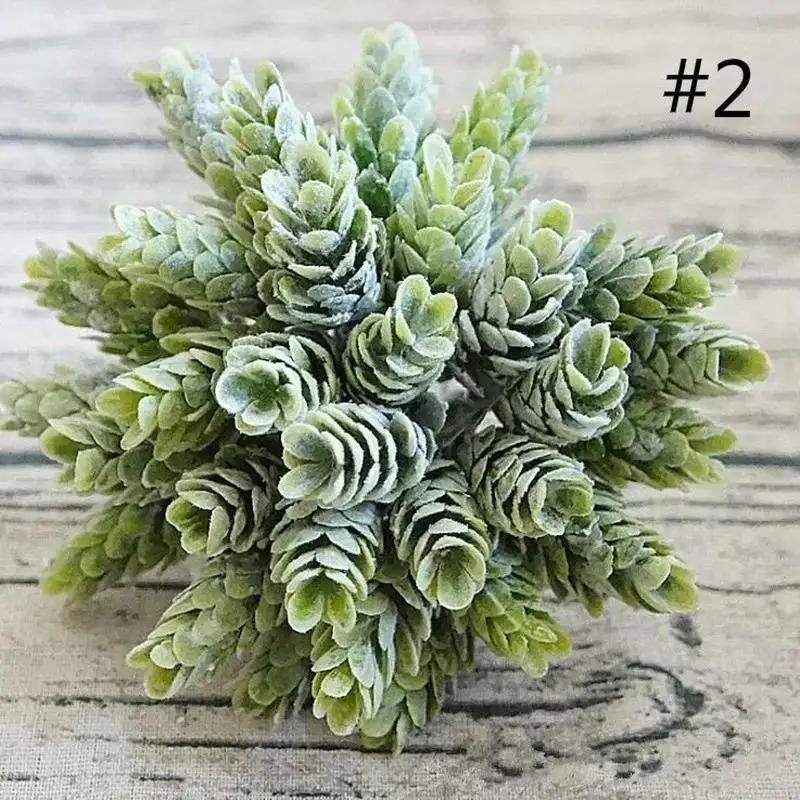 1 Pcs 30 Heads Artificial Small Pineapple Plastic Tree Leaves Flores Flowers DIY Wedding Home Decoration Plant Green Leaf