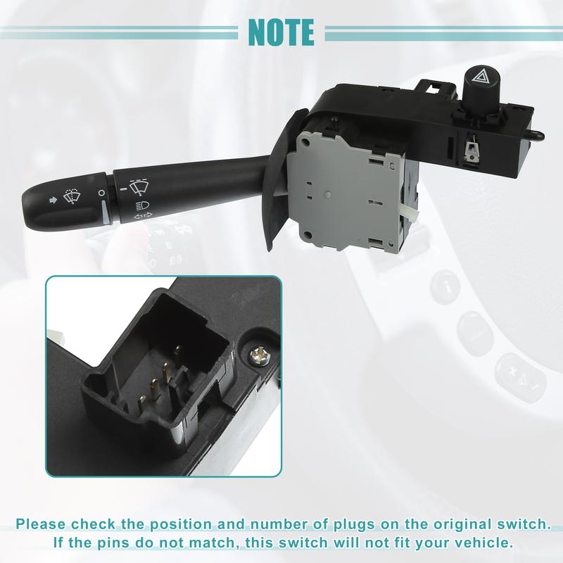 X Autohaux Car Steering Column Turn Signal Switch Cruise Control Switch 56049823AB for Dodge for Mitsubishi for Chrysler 2002-10