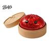 Glitzer-Quetschspielzeug Dampfbrötchen-Spielzeug, Niedliche Knödel-Stressabbau-Ball, Angstlösende Langsam aufsteigende Dekompression für den Schreibtisch, Kawaii Fidget-Geschenk zum Quetschen