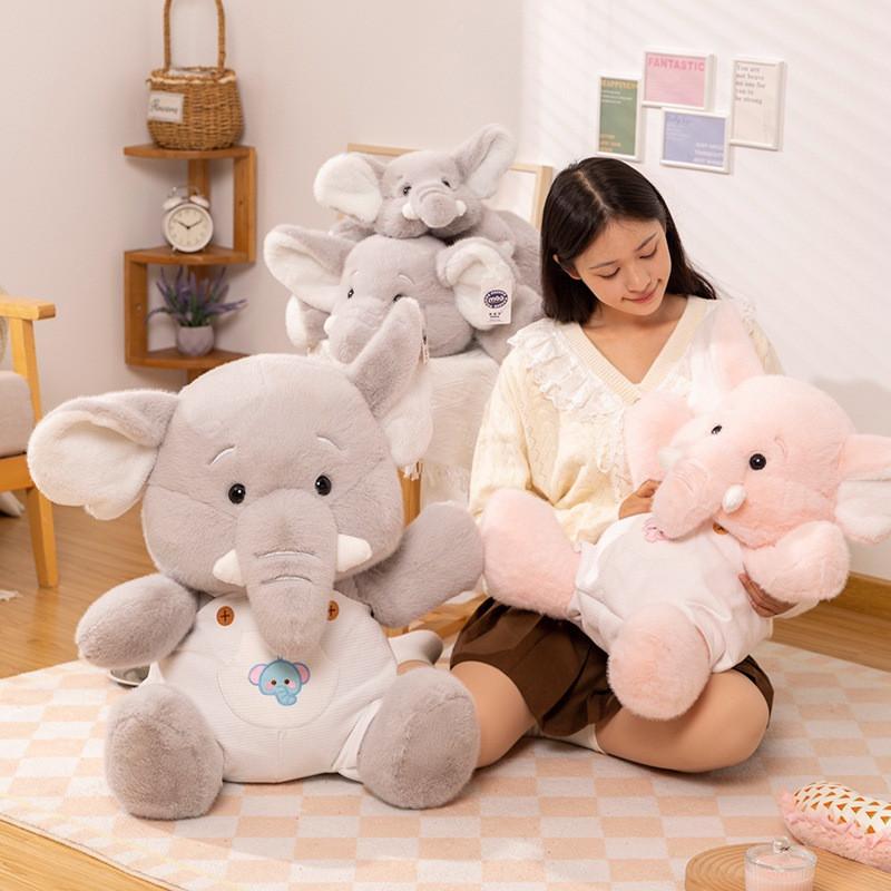 Adorable Elephant Plush Toy For Kids Soft Stuffed Animal Doll Perfect For Birthdays