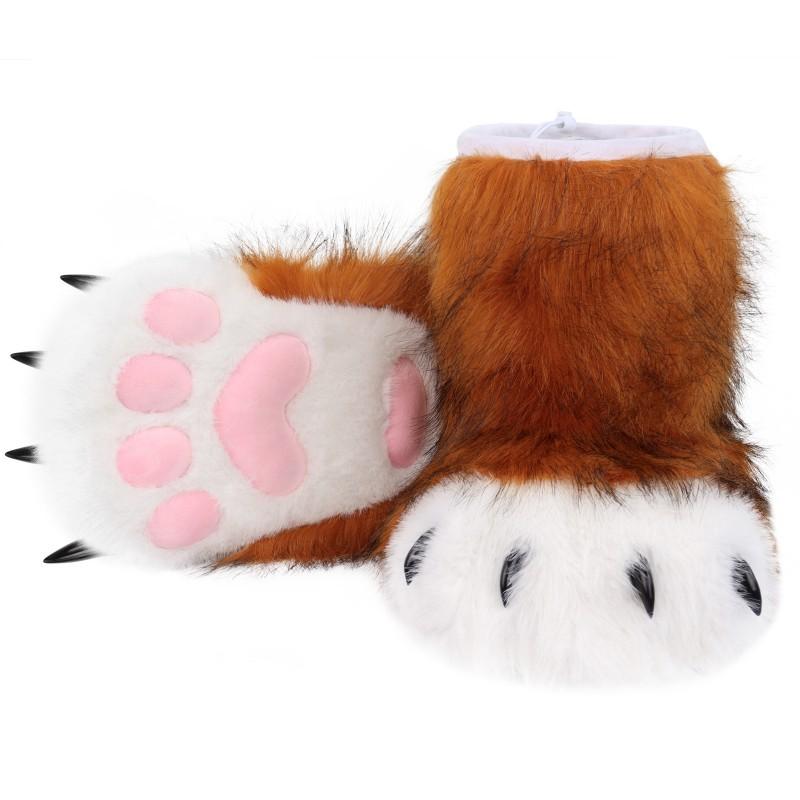 Furry Costume Paw Feet Accessories Handmade Resin Animal Paws Cosplay Anime Convention Adult Kids