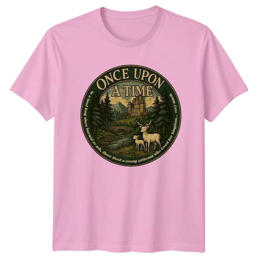 Once Upon A Time Fairytales Unisexs TShirt Unisexs Graphic Tee Story Unisex Top