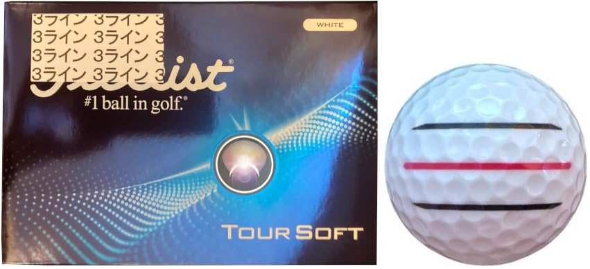 

Hapiraki Golf Line Titleist TOUR SOFT 24 Модель с линовкой (Белый, 1 дюжина, 3 строки)