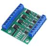 4‑Way MOS Tube Module Field Effect PLC Amplifies Board with Input Output Signal Indicator