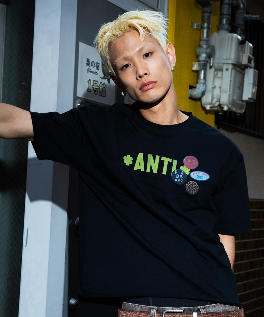 XTONZ Xf010 Anti-Pin Badge T-Shirt (Black)