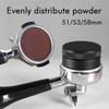 Coffee Distributor Espresso Distribution Tool and WDT Tool and Coffee Dosing Ring Set 58mm/53mm/51mm Espresso Accessories Kit