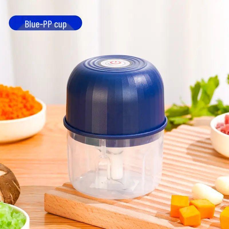Automatic Wireless Garlic and Chili Mincer: Compact Electric Kitchen Grinder for Garlic & Meat Electric Garlic Mincer