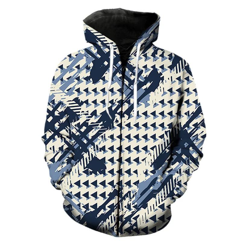 3D Colourful Letter Graffiti Print Hoodie Men's Sweatshirt Hooded Sweatshirt Fashion Pullover Hooded Sweatshirt