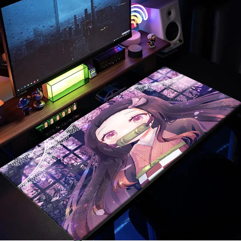 Demon Anime Group Mouse Pad, Rubber Base, Mouse Pad for Gamers and Office Use, Gaming Desk , Easy To Clean Mat Christmas fan gifts