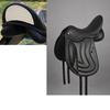 Sela de Dressage Monoflap em Couro com Arções Intercambiáveis – Design Elegante do Assento
