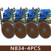 Medieval Castle Soldier Figures Building Blocks Knight Orc Warrior Dragon Wolf Animals Battle Flags Accessories Bricks Toys Boys