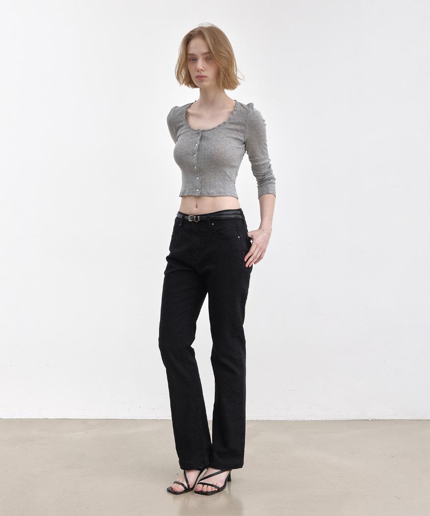 USS ARCHIVE Us502 Slim Straight Flared (Black)