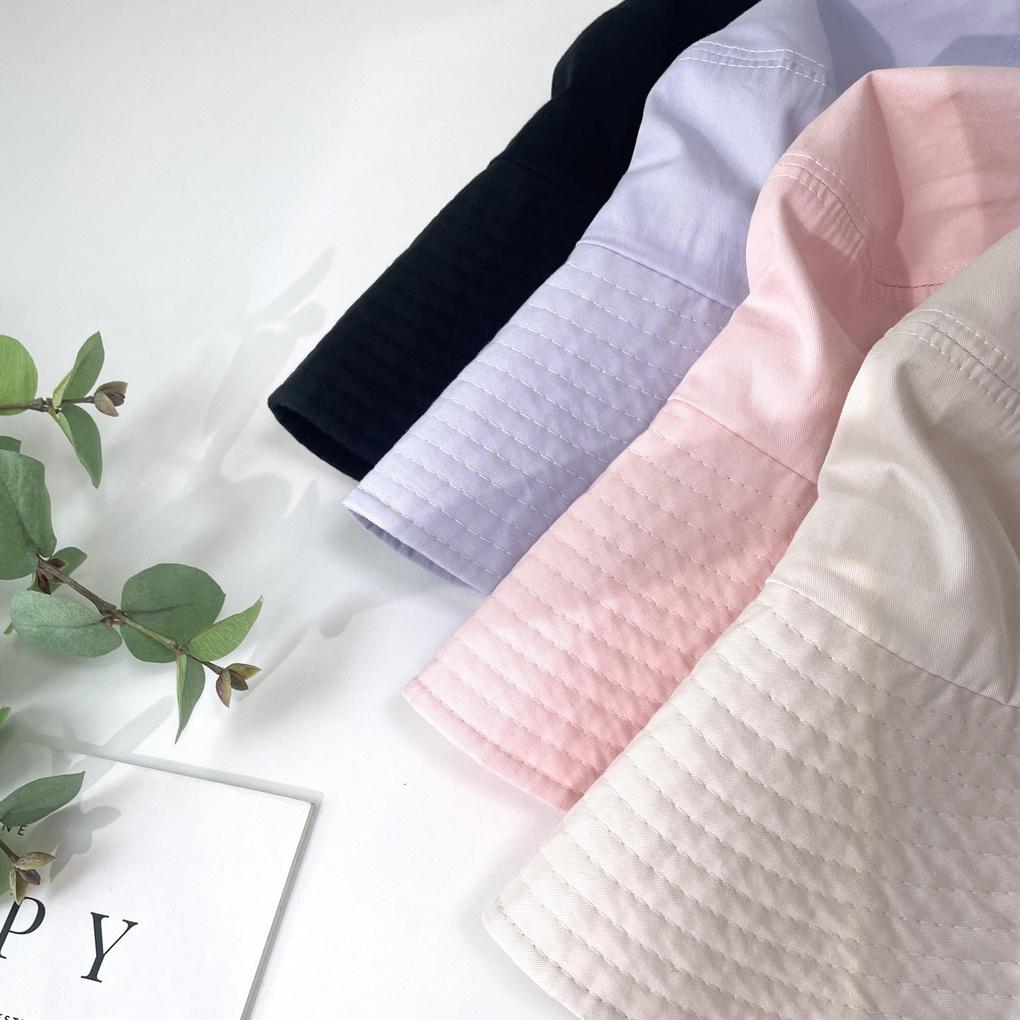 Men's and Women's Daily Bucket Hat with Unbalanced Brim and Sweet Bucket Hat