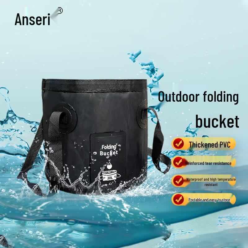 Ansell Foldable Round Water Bucket