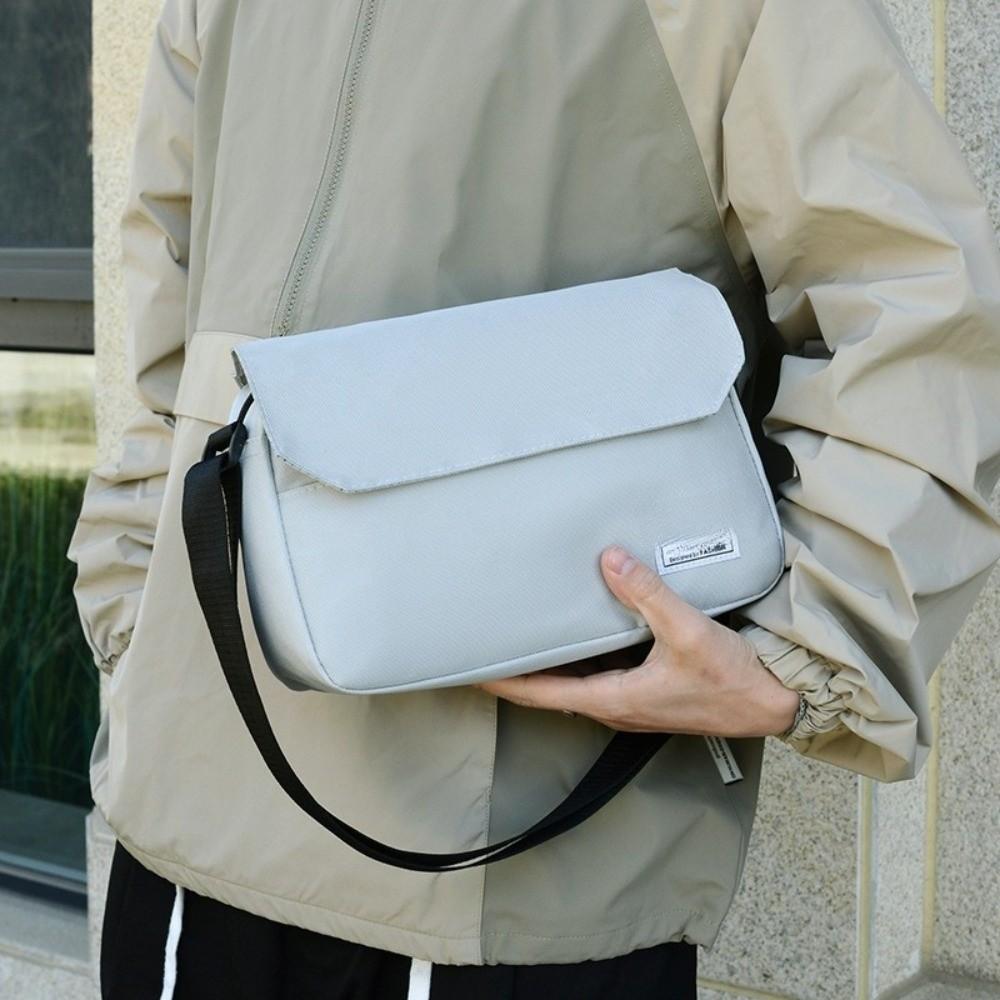Adjustable Strap Men's Messenger Bag Large Capacity Crossbody Bag Nylon Shoulder Bag  Business