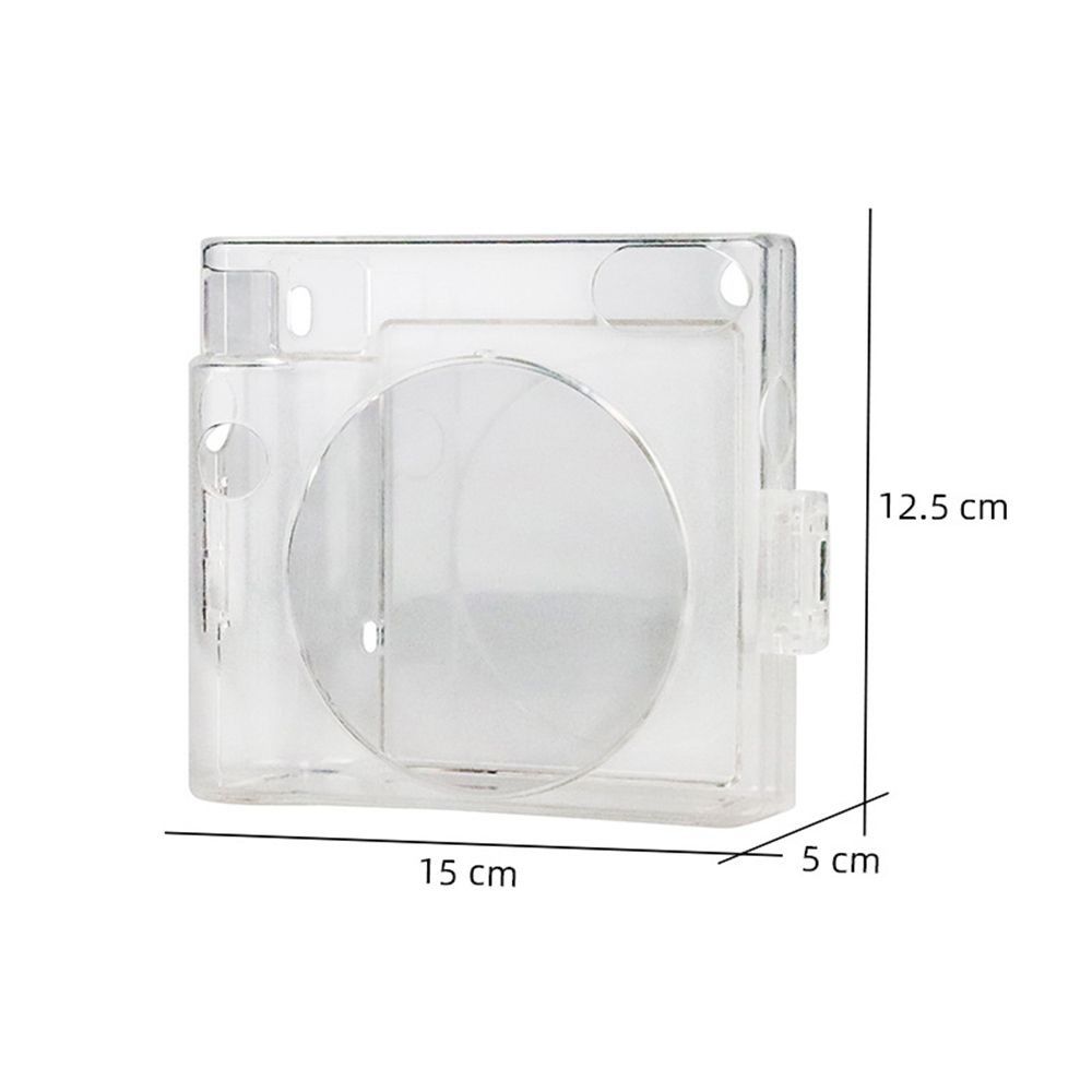 

Новая прозрачная сумка для фотоаппарата с ремешком, удобный для переноски защитный чехол, чехол для мгновенной фотокамеры