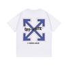 9062 Off-White 2025 Spring/Summer New Letter Printed Pattern Round Neck Hooded Short Sleeved T-shirt for Men and Women