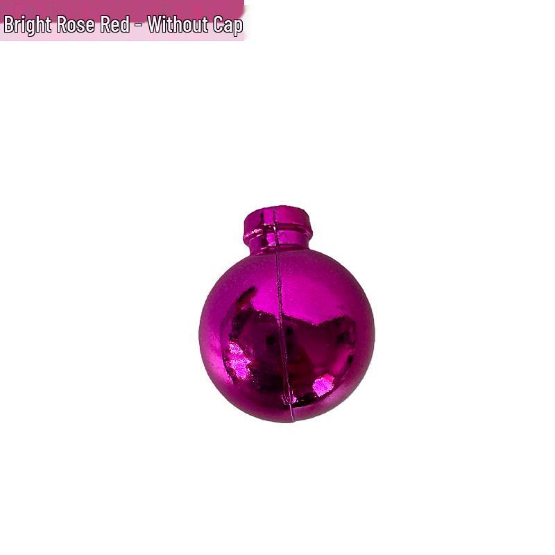 Electroplated 2/2.5cm PS Plastic Christmas Decorative Balls - Shiny & Matte Festive Hanging Ornaments