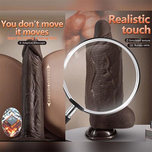 Telescopic 3cm Swing 360° Wireless Remote Control Electric Dildo Adult Sex Toys Products Vibrator Masturbator