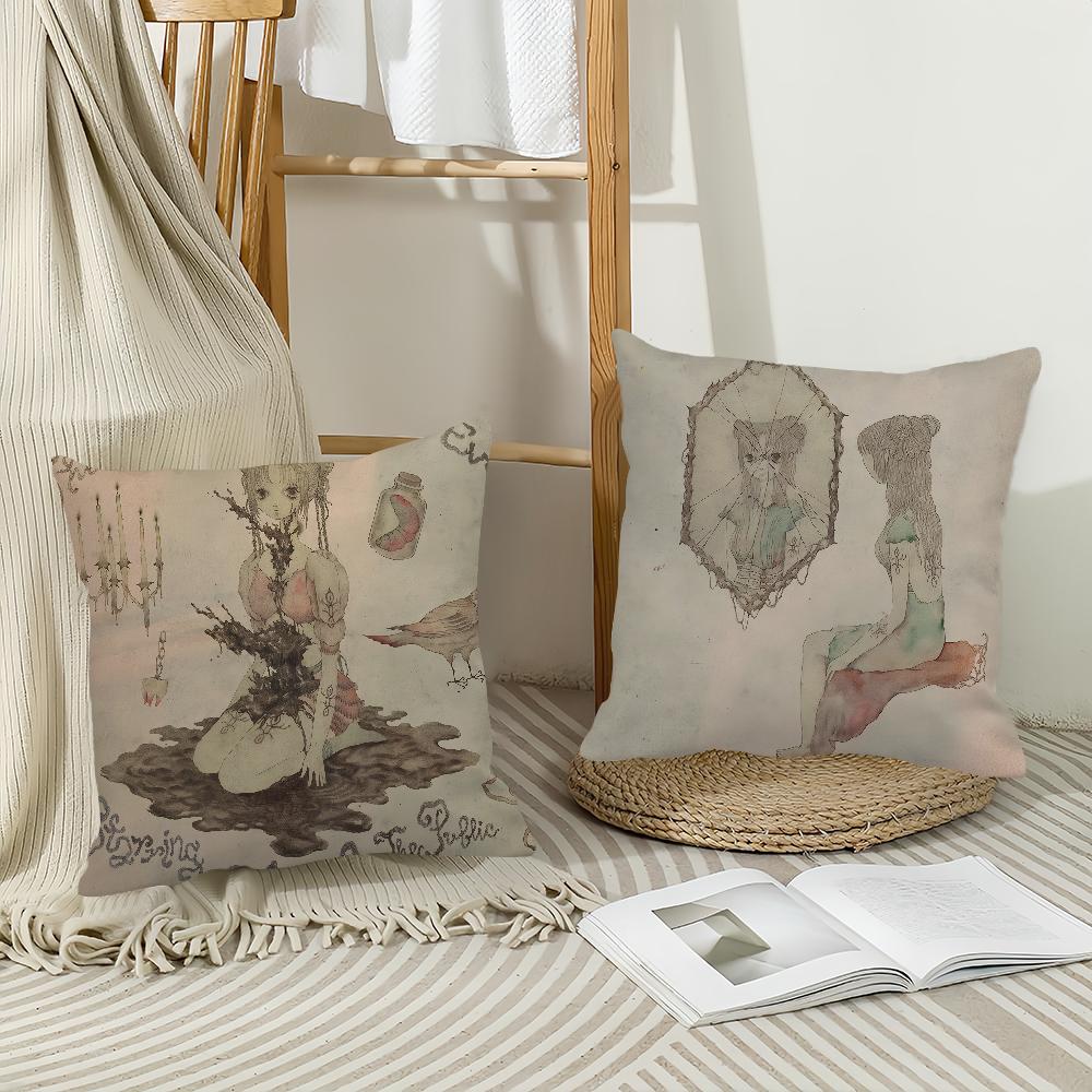 Singer M-Melanie Martinez Hades New Pillow Case Sofa Living Room Bedroom Headboard Backrest Square Cushion Nap Time