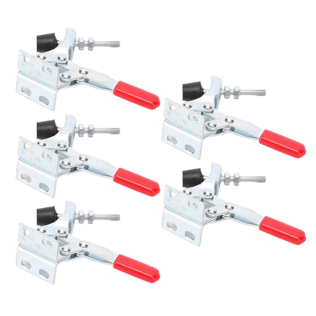 5Pcs QuickRelease Toggle Clamp Vertical Fixture Fastening Workholding Tool 30kg Clamping Force